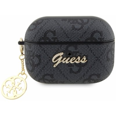 Guess 4G Script Charms PC/PU Pouzdro pro Airpods Pro 2 GUAP2G4GSMK – Zboží Mobilmania