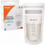 Akuku transparentní sterilní sáčky pro skladování mléka a pokrmů 150ml 30ks transparentní – Zboží Mobilmania