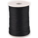Saténová šňůra Ø2 mm - 10m Barva: černá – Zboží Mobilmania