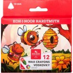 KOH-I-NOOR Voskovky 8272/12 trojhranné silné 12 ks – Zboží Dáma