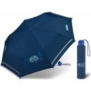 Scout Policejní auto chlapecký skládací deštník modrý