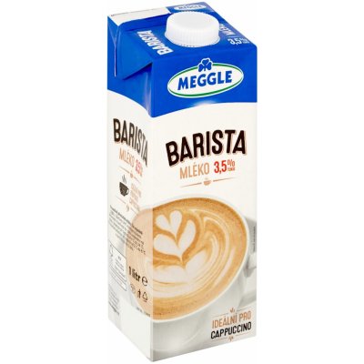 Meggle Barista Trvanlivé plnotučné mléko 3,5% 1 l – Zboží Mobilmania