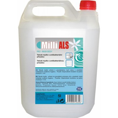 Milli ALS tekuté mýdlo s antimikrobiální přísadou 5 l
