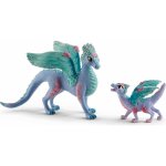 Schleich 70592 Bayala Blossom dragon mother and baby – Zboží Mobilmania