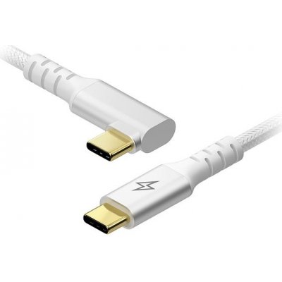 AlzaPower APW-CBTC2002A9S 90AluCore USB-C to USB-C 2.0, 100W, 2m, stříbrný – Zboží Živě