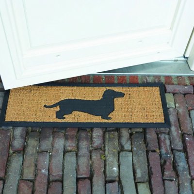 ESSCHERT DESIGN BEST FOR BOOTS s kokosovým vláknem jezevčík černá s přírodní 75 x 25 cm – Hledejceny.cz