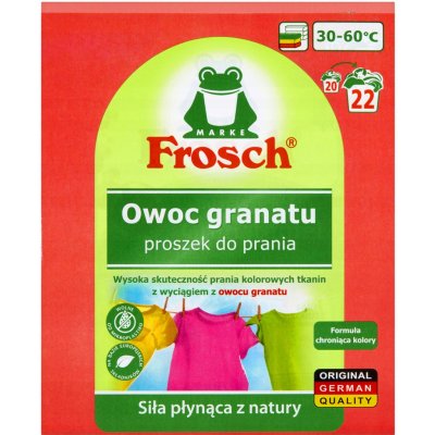 Frosch prací prášek na barevné prádlo Granátové jablko 22 PD 1,45 kg – Hledejceny.cz