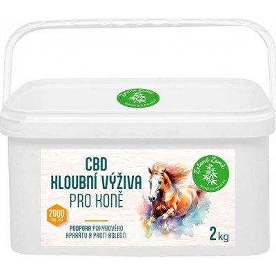 Zelená Země Kloubní výživa pro koně s CBD 2 kg – Zboží Dáma
