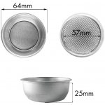 Filtr páky kávovaru Lelit 57mm dvouporcový, 14 g – Hledejceny.cz