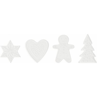 räder Porcelánová dekorace Gingerbread Lovers vločka, bílá barva, porcelán – Hledejceny.cz