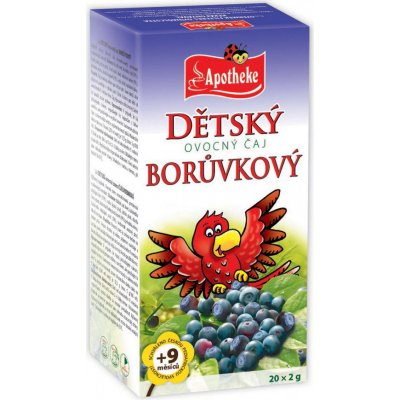 Apotheke ovocný borůvkový 20 x 2 g – Zbozi.Blesk.cz