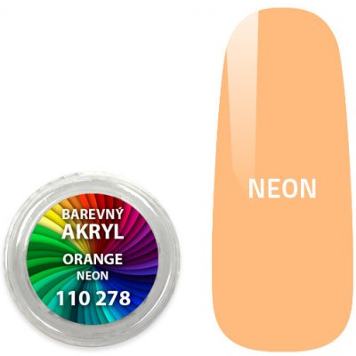 Expa nails akryl pudr neonový orange 4 ml – Sleviste.cz