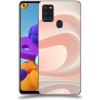 Pouzdro a kryt na mobilní telefon Samsung Pouzdro ACOVER Samsung Galaxy A21s s motivem Waves I