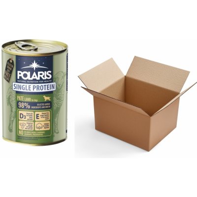 Polaris Single Protein Paté pro psy jehněčí 6 x 400 g – Zbozi.Blesk.cz