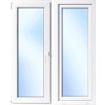 OknaDvereNaMiru.cz Plastové balkonové dveře Otevíravé i sklopné levé bílá / bílá 90 x 200 cm – Hledejceny.cz