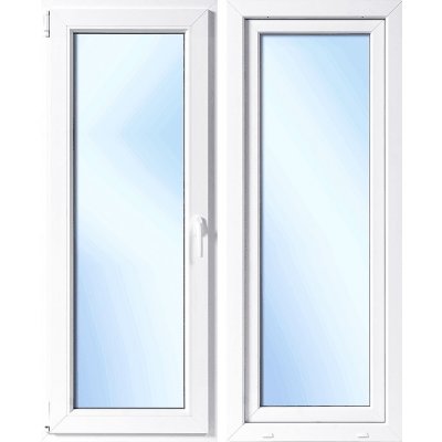 OknaDvereNaMiru.cz Plastové balkonové dveře Otevíravé i sklopné levé bílá / bílá 90 x 200 cm – Hledejceny.cz