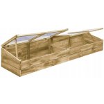 vidaXL Pařeniště FSC impregnovaná borovice 200 x 50 x 35 cm – Zboží Dáma