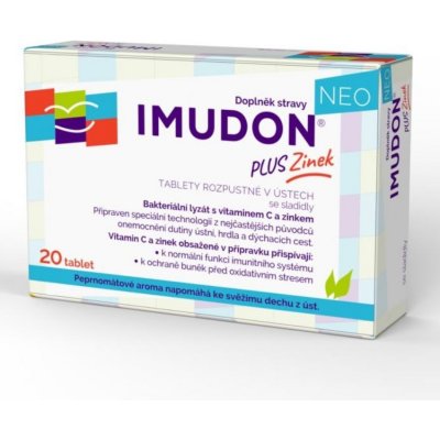Bioveta Imudon Neo +Zinek 20 tablet – Zboží Mobilmania