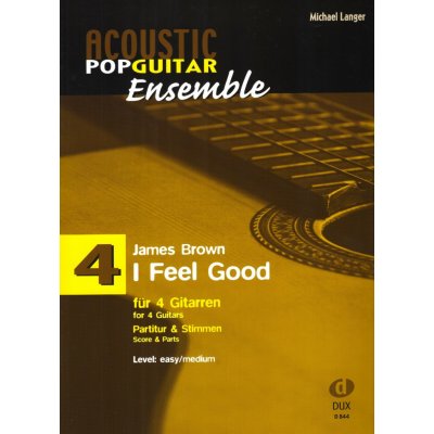 Acoustic Pop Guitar Ensemble 4 I Feel Good Brown / 4 kytary kytarový soubor
