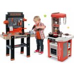 Smoby set pracovní dílna Black & Decker elektronická a kuchyňka Tefal Studio se zvuky – Hledejceny.cz