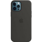 Apple Silikonový Kryt vč. Magsafe pro iPhone 12 Pro Max Black MHLG3ZE/A – Zboží Mobilmania