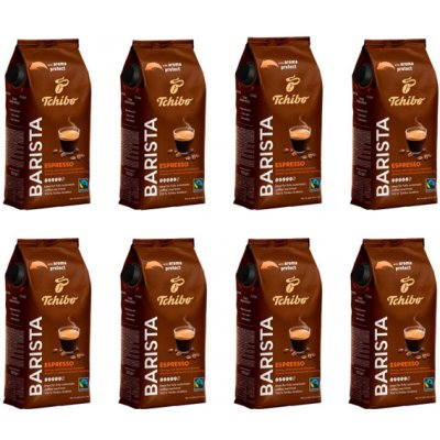 Tchibo barista espresso káva karton 8 x 1 kg