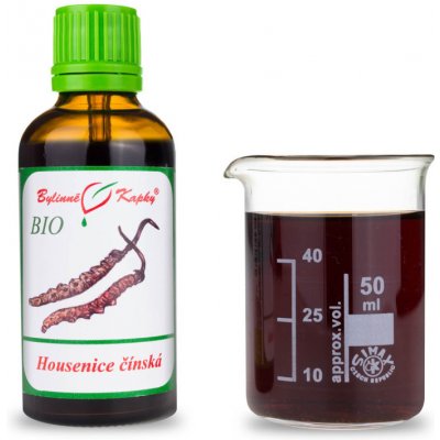 Bylinné kapky HOUSENICE ČÍNSKÁ BIO Cordyceps 50 ml – Hledejceny.cz