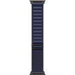 Apple Watch 49mm námořnicky modrý Alpský tah - S - provedení z černého titanu MYPW3ZM/A – Zboží Živě