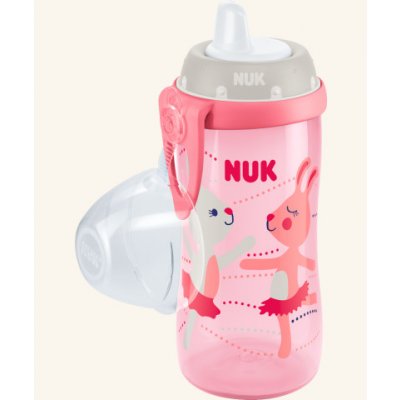 Nuk láhev Kiddy Cup Pink Rabbit 300 ml – Zboží Mobilmania