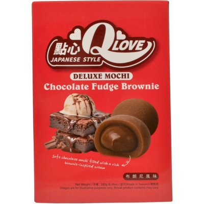 QLove Chocolate Fudge Brownie Mochi 180 g – Hledejceny.cz