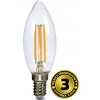 Žárovka Solight žárovka LED WZ401A E14, 230V, 4W, 440lm, teplá bílá, retro, svíčka