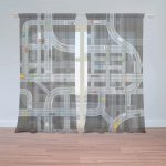 Záclony Dětská autodráha: 2 ks - 150x250 cm - Sablio – Hledejceny.cz