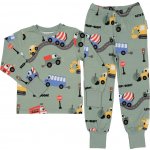 Geggamoja dvoudílné rostoucí pyžamo Green Tractor – Zboží Dáma