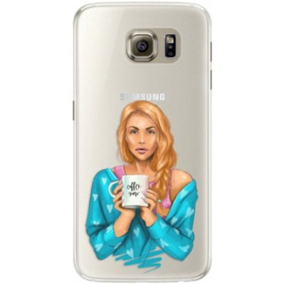 iSaprio Coffe Now - Redhead Samsung Galaxy S6 Edge