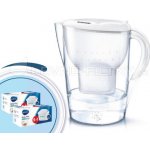 Brita Marella XL memo bílá 3,5l + 12 filtrů Maxtra PRO – Zboží Mobilmania