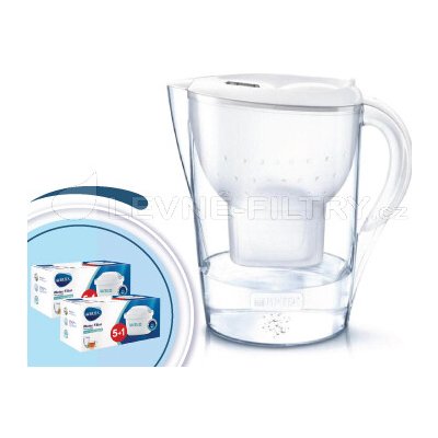 Brita Marella XL memo bílá 3,5l + 12 filtrů Maxtra PRO – Zboží Mobilmania