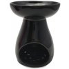 Tinatrends Keramická aroma lampa 11,5 cm Černá
