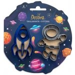Vykrajovátko na perníčky kosmonaut a vesmírná raketa Decora – Hledejceny.cz