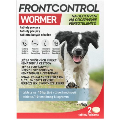 Frontcontrol Wormer pro psy 2 tbl – Hledejceny.cz