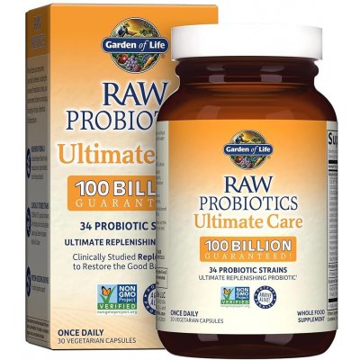 Garden of Life Raw probiotika 100 miliard CFU 30 kapslí – Hledejceny.cz