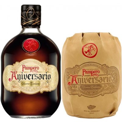 Pampero Aniversario 40% 0,7 l (kožený obal) – Hledejceny.cz