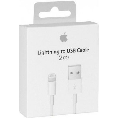 Apple MD819 iPhone 5 Lightning Datový, 2m, bílý – Zbozi.Blesk.cz