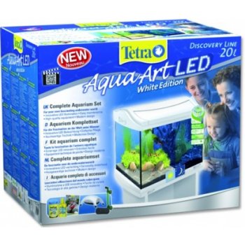 Tetra AquaArt LED akvarijní set bílý 20 l