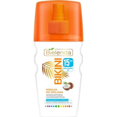 Bielenda Bikini Coconut transparentní mlha na opalování SPF15 150 ml – Hledejceny.cz