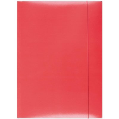OFFICE products A4 Desky papírové s gumičkou červené – Zboží Mobilmania