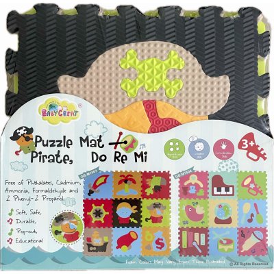 SMT Creatoys puzzle pirát 9ks 32x32x1cm – Zbozi.Blesk.cz