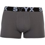 Styx pánské boxerky sportovní guma G1063 tmavě šedé – Zboží Dáma