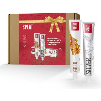 Splat Special Duo Gold & Silver zubní pasty 2x 75 ml