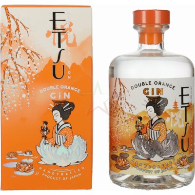 Etsu Double Orange Japanese Gin 43% 0,7 l (karton) – Zboží Mobilmania
