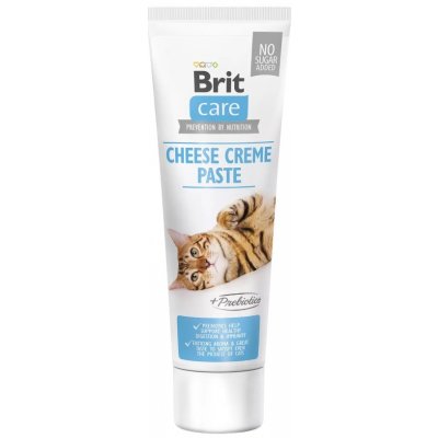 Brit Care Cat Paste Cheese Creme enriched with Prebiotics 100 g – Zboží Dáma